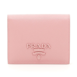 18SS PRADA プラダコピー モノクローム 二つ折り財布 1MV204_2EBW_F0442