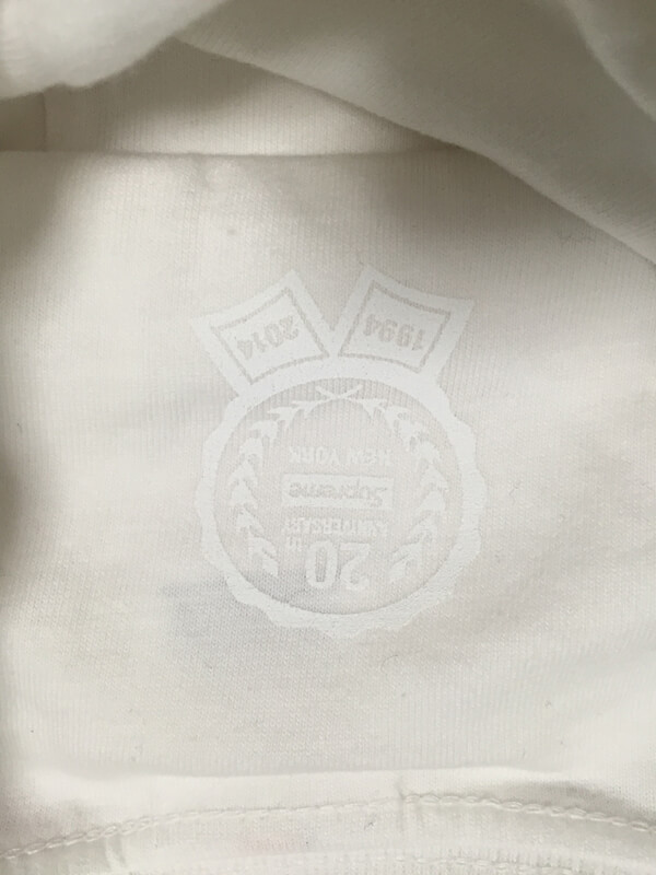 2020SS新作 白 シュプリームコピー シュプリーム 20周年 Box Logo Tee Tシャツ