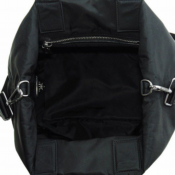 プラダ TESSUTO DOUBLEストラップ付きリバーシブルトートバッグ BN1958 TES.DOUBLE NERO