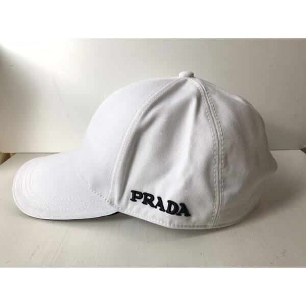 【早い者勝ち■PRADA】プラダ キャップ コピー 男女OK 刺繍ロゴが可愛いコットン帽子