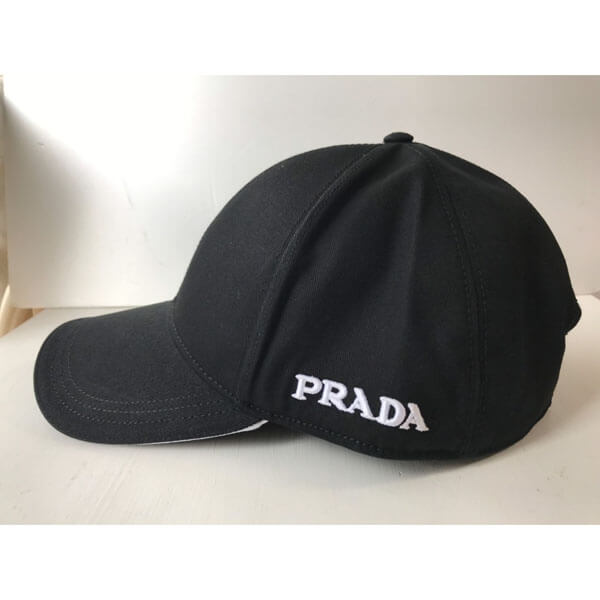 【早い者勝ち■PRADA】プラダ キャップ コピー 男女OK 刺繍ロゴが可愛いコットン帽子