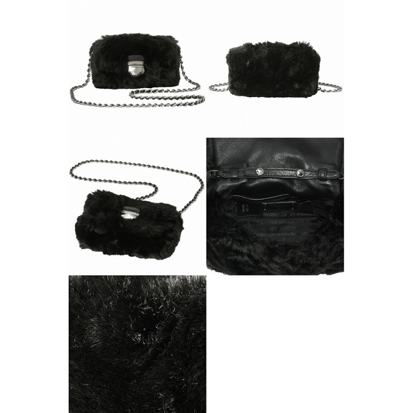 プラダ ショルダーバッグ 偽物 ECO PELLICCIA BT0809 ECO PELLICCIA NERO 05P02Mar14