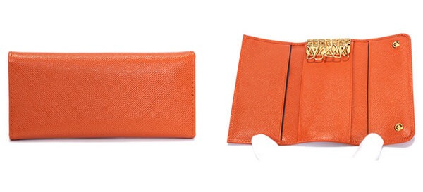 PRADA プラダキーケーススーパーコピー 1M0223 PAPAYA