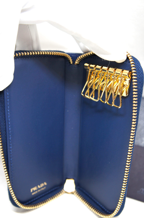 PRADA プラダキーケーススーパーコピー VITELLO MOVE ROUNDZIPキーケース 1PG604