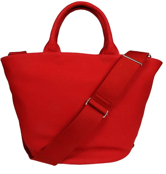 2018新作☆PRADA プラダコピー カナパ CANAPAバケツ型トート2way ポーチ付き レッド 1BG163_ZKI