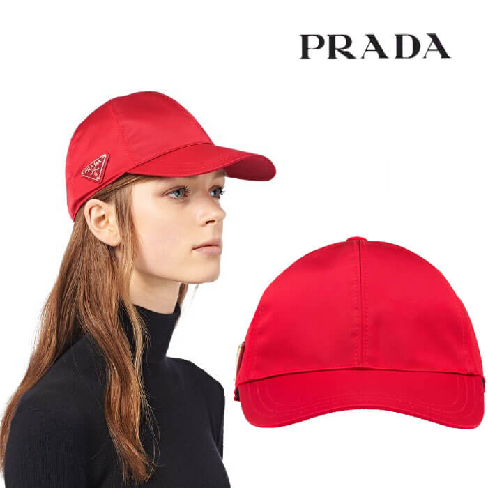 PRADA プラダ キャップ コピー 新作【2HC274_2B15ナイロン三角ロゴキャップ】