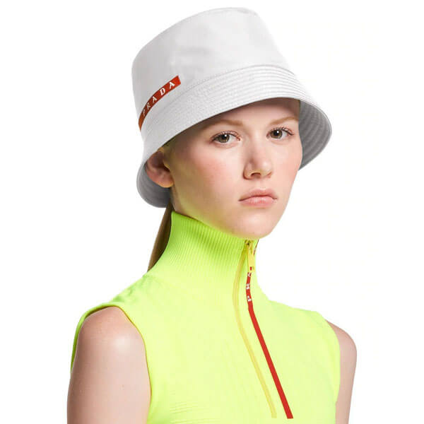 カイアガーバー着用【PRADA プラダ キャップ コピー】テクニカルファブリック ハット