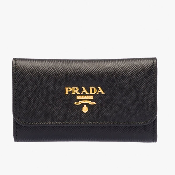  PRADA プラダキーケーススーパーコピー ★ サフィアーノ 6連 キーケース ★ 1PG222 ブラック
