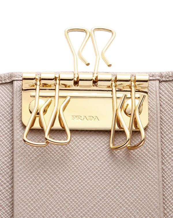 PRADA プラダキーケーススーパーコピー ★ サフィアーノ 6連 キーケース ★ 1PG222 ライトピンク