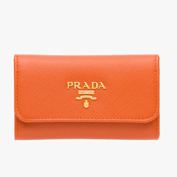 PRADA プラダキーケーススーパーコピー ★ サフィアーノ 6連 キーケース ★ 1PG222 オレンジ