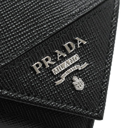 PRADA プラダキーケーススーパーコピーレザー 2PG222 QME F0002/SAF.MET NERO