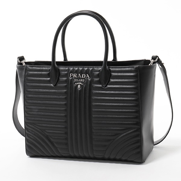 プラダ ダイアグラム 偽物☆PRADA☆ DIAGRAMME ソフトカーフトートバッグ *1BA195