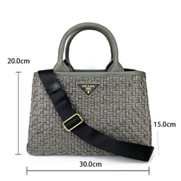 プラダ かごバッグ 偽物 ラフィア 2WAYハンドBAG 人気カラー 1BG155