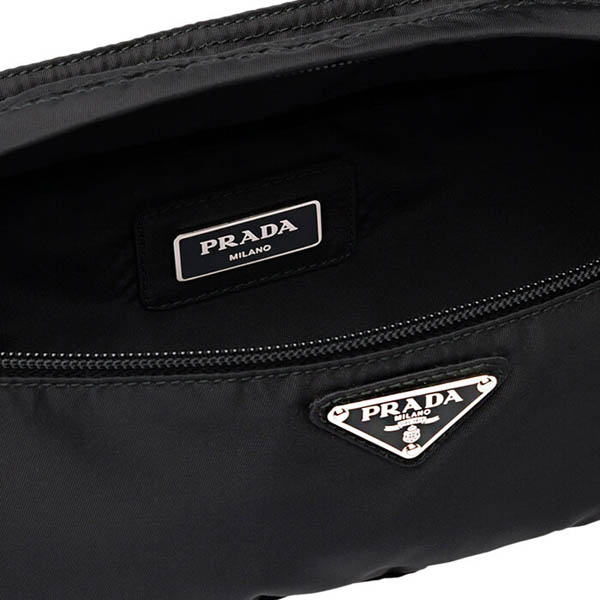 プラダ ウエストポーチ コピー☆PRADA ロゴ 付き ナイロン製 ベルトバッグ 2VL132 WOX 973 F0002