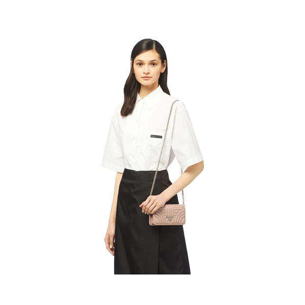プラダ ダイアグラム 偽物【PRADA】ダイアグラム☆ナッパレザー ミニバッグ*1DH044_2B0X
