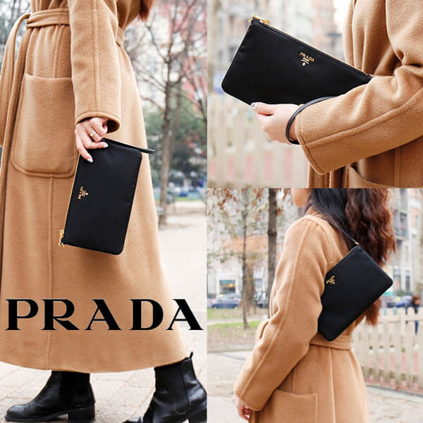 プラダ クラッチ バッグ 偽物 PRADA ナイロンポーチバック
