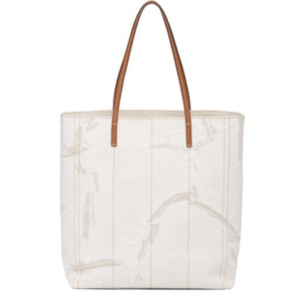 プラダ トートバッグ コピー【日本未入荷】PRADA リネン ラージ 旅行にも Large Tote in Printed Linen Blend