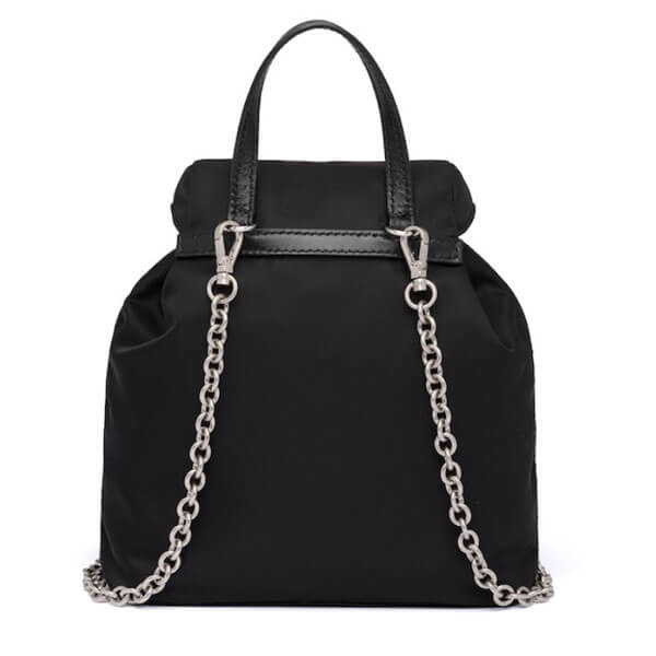 プラダ リュック 偽物 ミニ★ PRADA ★Mini Chain-Strap Backpack 1BH029_V44_F0011_V_COM