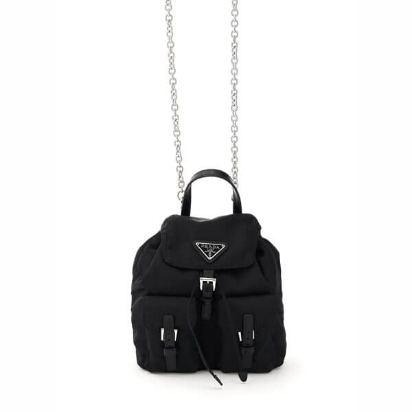 プラダ リュック 偽物 ミニ★ PRADA ★Mini Chain-Strap Backpack 1BH029_V44_F0011_V_COM