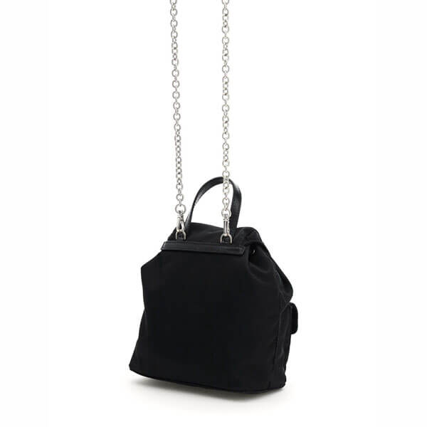 プラダ リュック 偽物 ミニ★ PRADA ★Mini Chain-Strap Backpack 1BH029_V44_F0011_V_COM