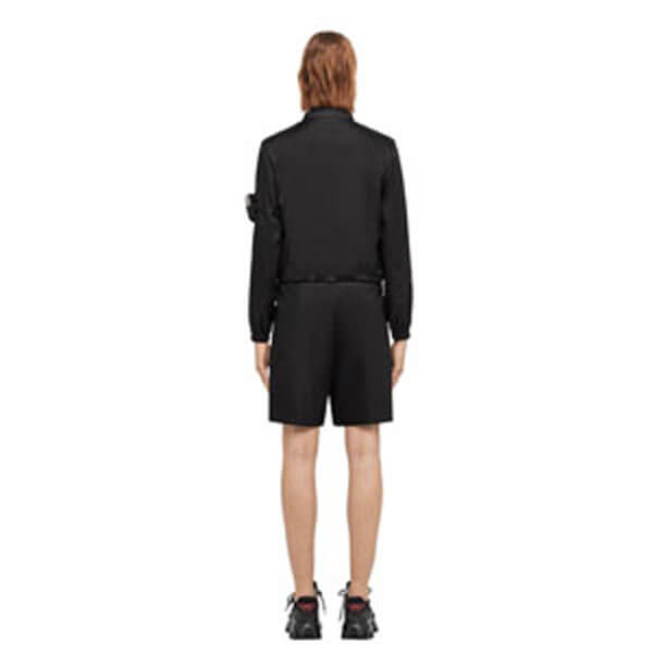 プラダ ジャケット コピー【20AW新作】PRADA Re Nylon MA-1ギャバジン ジャケット 291831_1WQ8_F0002_S_202