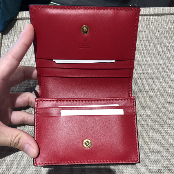 グッチ チェリー柄 財布 コピー[グッチ]シグネチャー チェリー さくらんぼ ミニ財布