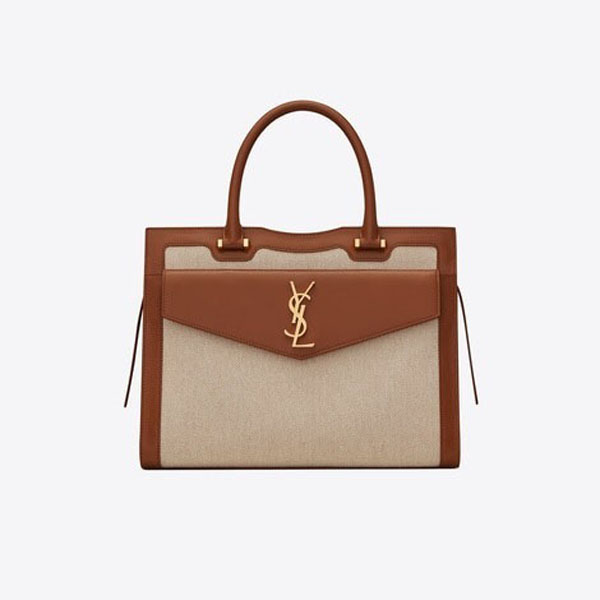 サンローラン バッグ コピー サンローラン☆MEDIUM UPTOWN TOTEリネンキャンバス