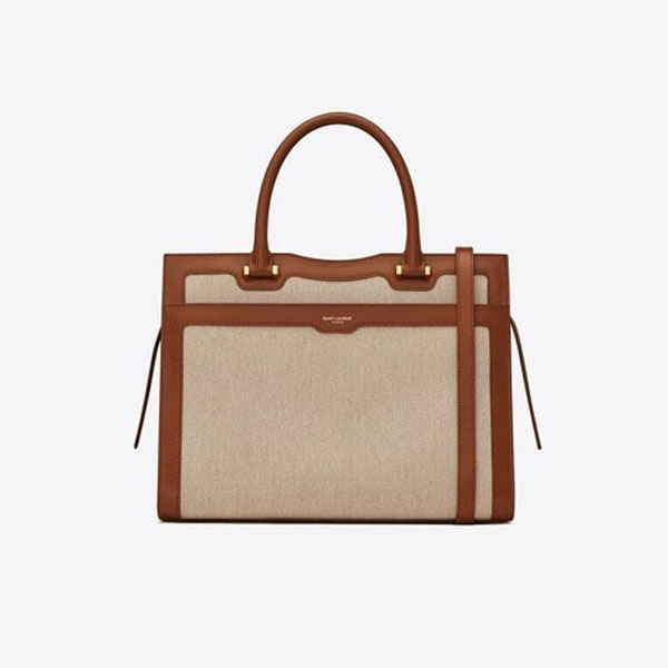 サンローラン バッグ コピー サンローラン☆MEDIUM UPTOWN TOTEリネンキャンバス