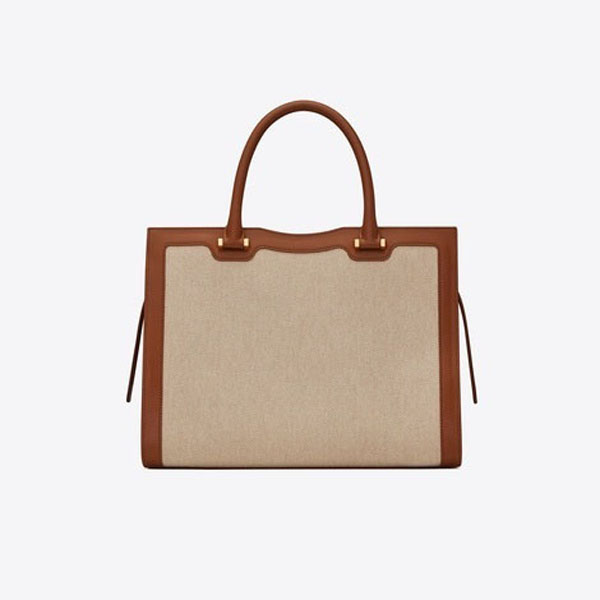 サンローラン バッグ コピー サンローラン☆MEDIUM UPTOWN TOTEリネンキャンバス