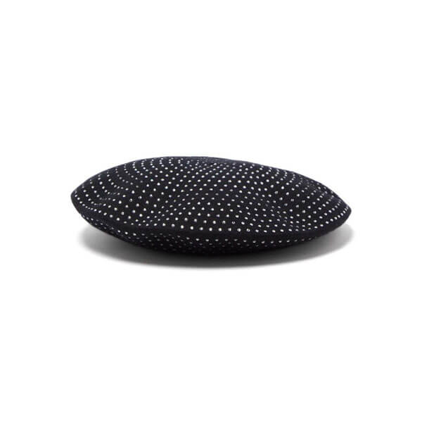 サンローラン キャップ コピー【サンローラン】 Crystal-embellished wool beret
