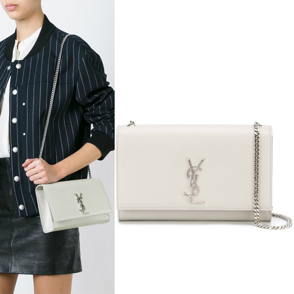 2017SS サンローランスーパーコピー WSL744 CLASSIC MEDIUM KATE  モノグラム SATCHEL