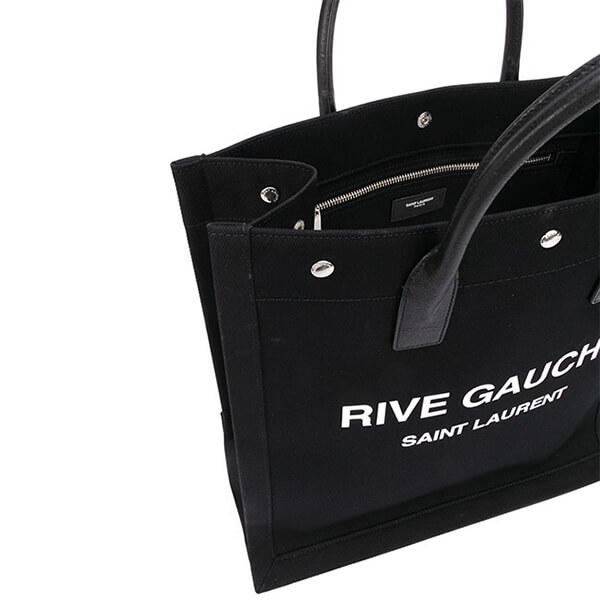  サンローラン トートバッグ 偽物 RIVE GAUCHE コットン リネン ノエ ユニセックス トートバッグ