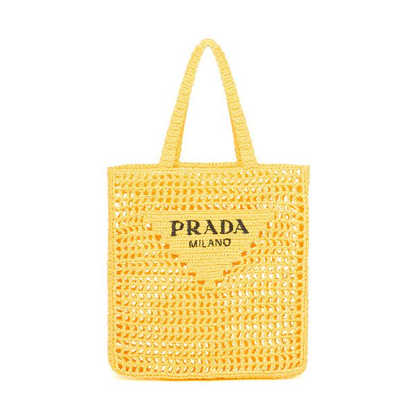 ラフィアトートバッグ プラダ 偽物 プラダ かごバッグ コピー■ストローバッグ Raffia tote bag メッシュ ロゴ 新作 1BG393_2A2T_F0009_V_OOO