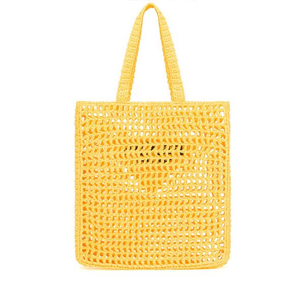 ラフィアトートバッグ プラダ 偽物 プラダ かごバッグ コピー■ストローバッグ Raffia tote bag メッシュ ロゴ 新作 1BG393_2A2T_F0009_V_OOO