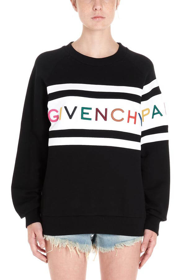 2020新作大人気 ジバンシィコピー GIVENCHY PARIS 刺繍入り スウェットシャツ