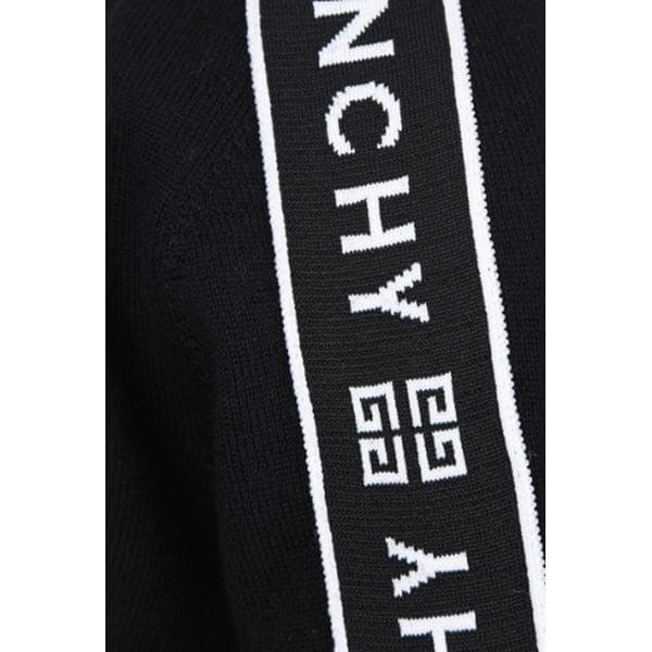 2020新作限定人気 ジバンシィ偽物 GIVENCHY ロゴテープウールプルオーバーニットトップスセーター