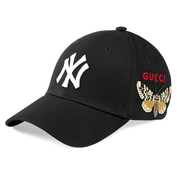 グッチ x New York Yankees グッチ ニューヨークヤンキース 偽物 キャップ