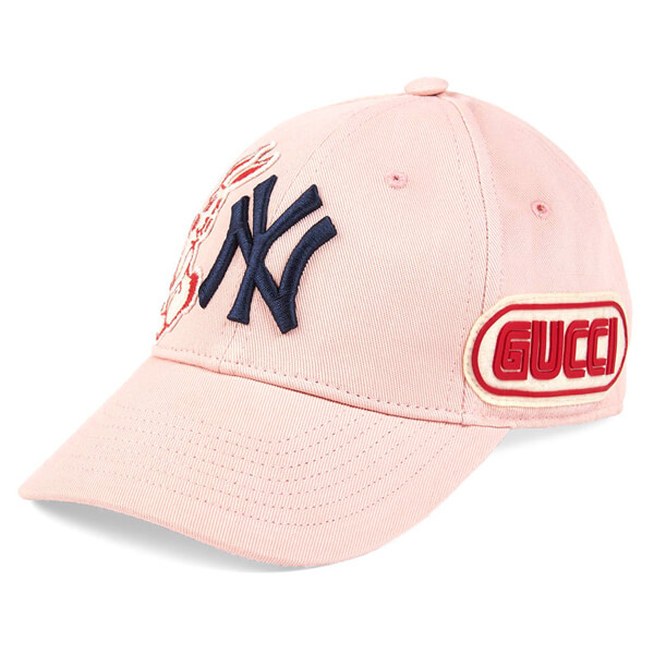 グッチ x New York Yankees グッチ ニューヨークヤンキース 偽物 キャップ
