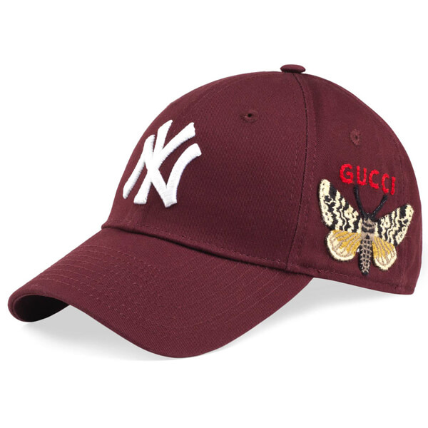 グッチ x New York Yankees グッチ ニューヨークヤンキース 偽物 キャップ