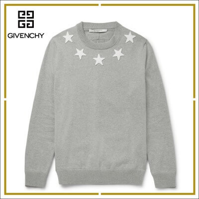 2016/17新着人気 GIVENCHY★スターアップリケ スウェット グレー