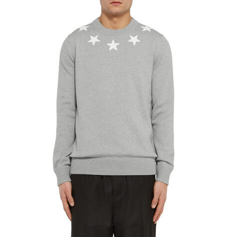 2016/17新着人気 GIVENCHY★スターアップリケ スウェット グレー