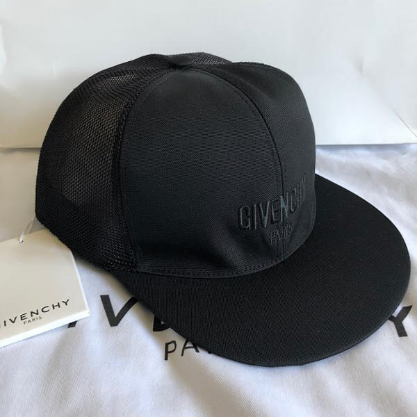 2020最新/限定 ジバンシィコピー GIVENCHY Flat Flat-Bill Star Hat / Cap / Black Cap キャップ ハット ジバンシー 星柄 スター