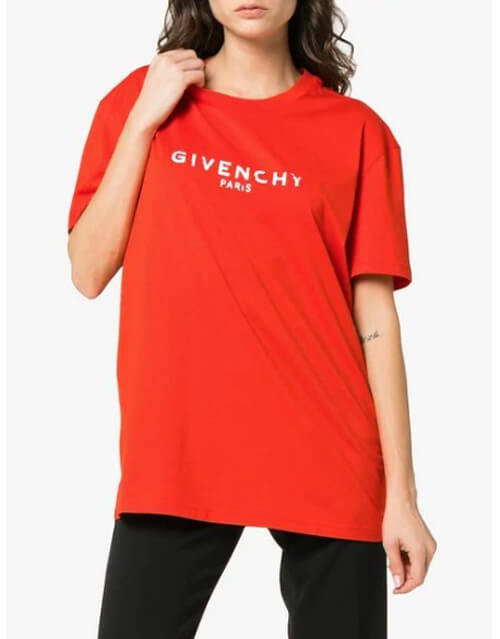 2020日本未発売新作 ジバンシィ偽物 GIVENCHY★レディスロゴ Tシャツ