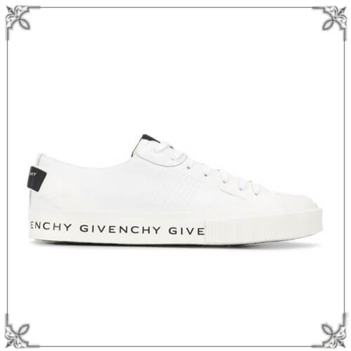 2020新作限定人気【ジバンシィ偽物 GIVENCHY】レザー テニス ライトロー スニーカー White