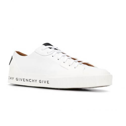 2020新作限定人気【ジバンシィ偽物 GIVENCHY】レザー テニス ライトロー スニーカー White