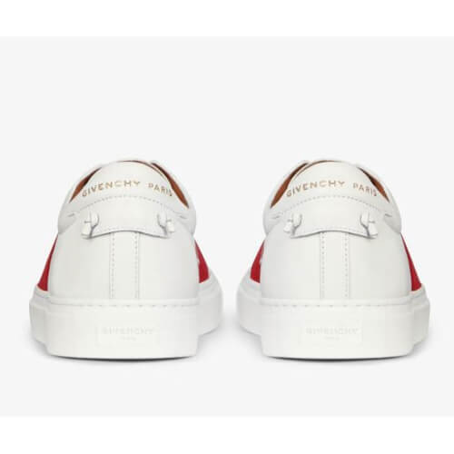 2020新作限定人気 ジバンシィコピー GIVENCHY PARIS レザー ウェビング スニーカー