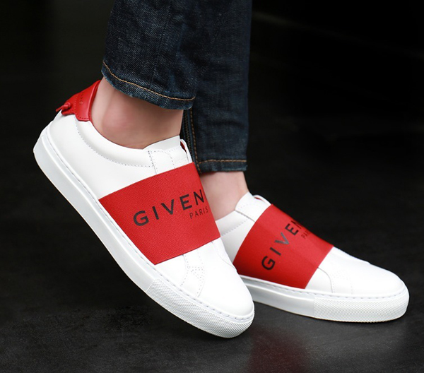 (ジバンシィ偽物 GIVENCHY)Urban ストラップ レザースニーカー BE0005E01Y 112