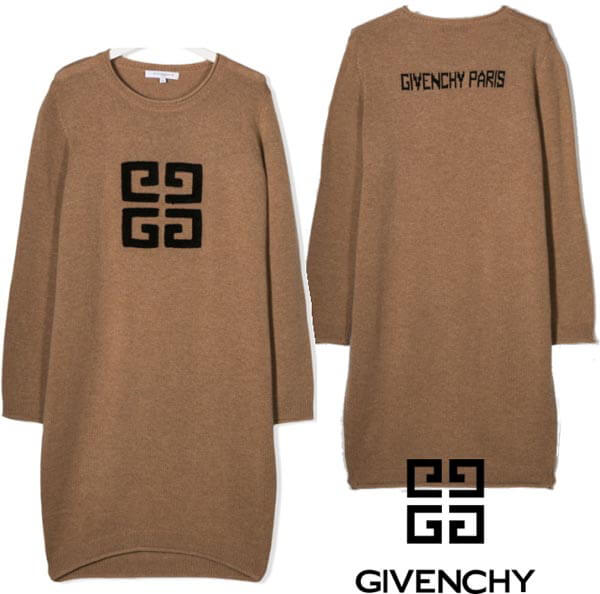 2020新作大人気 New▼ジバンシィコピー GIVENCHY▼カシミヤ+ウールニットワンピ