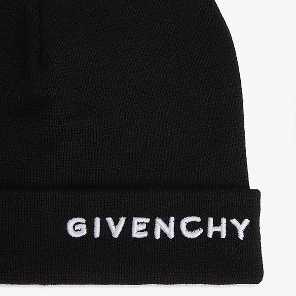 2020日本未発売新作 ジバンシィコピー GIVENCHY◆ロゴウールビーニーキャップ ニット帽