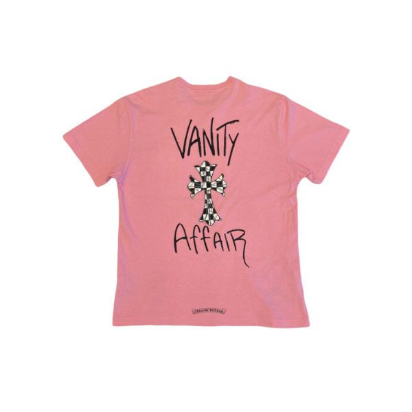 クロムハーツ マティボーイ バニティ ピンク Tシャツ 偽物 ギフトに最適